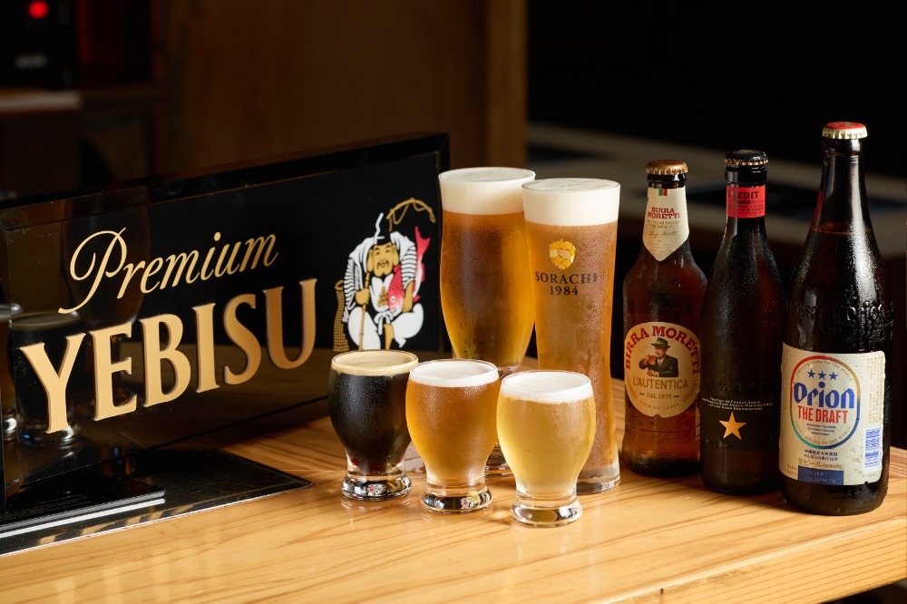 豊富なドリンクメニュー